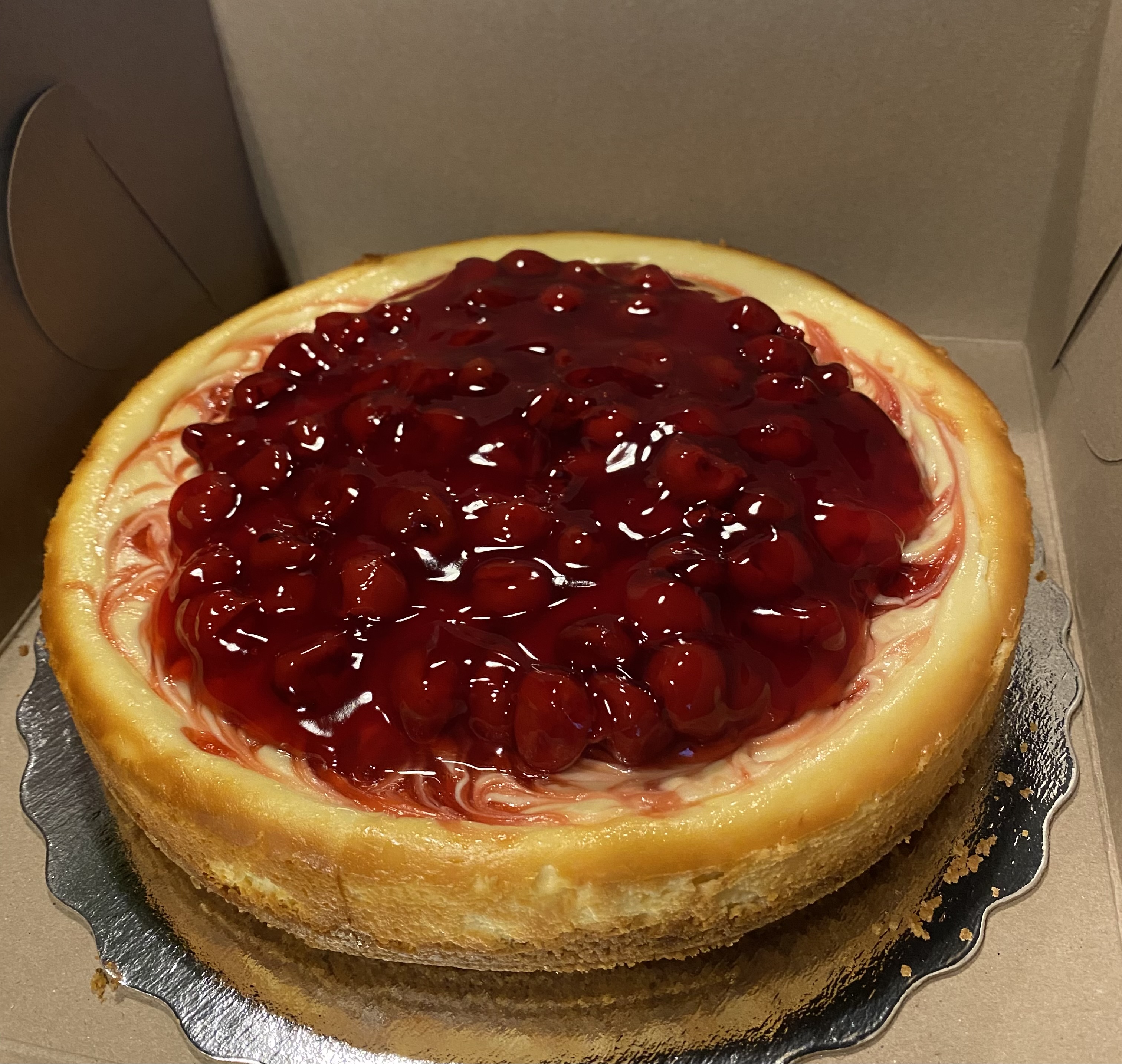 cherry cheesecake